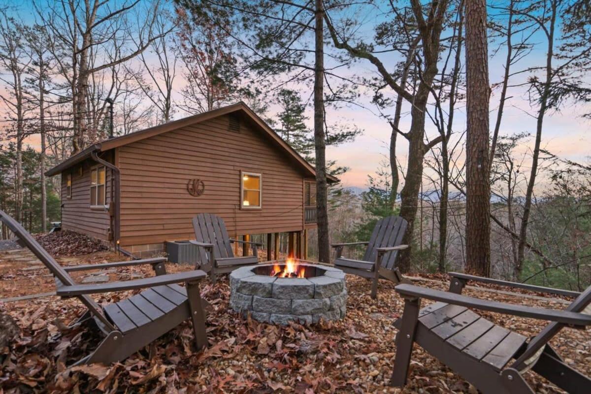 Mountain Views Hot Tub Firepit Close To Town Blue Ridge Eksteriør billede